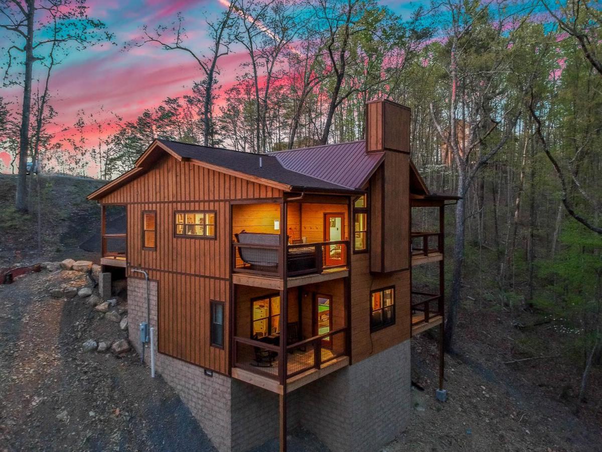 Nordic Mountain Modern Lodge - Family Friendly Luxury Cabin In Walden'S Ridge Sevierville Eksteriør billede